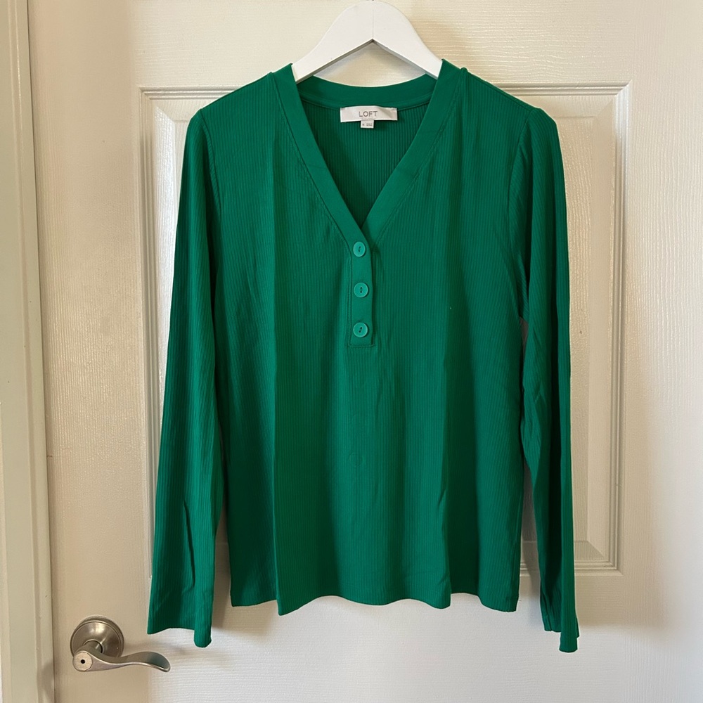 Loft Henley Long Sleeve